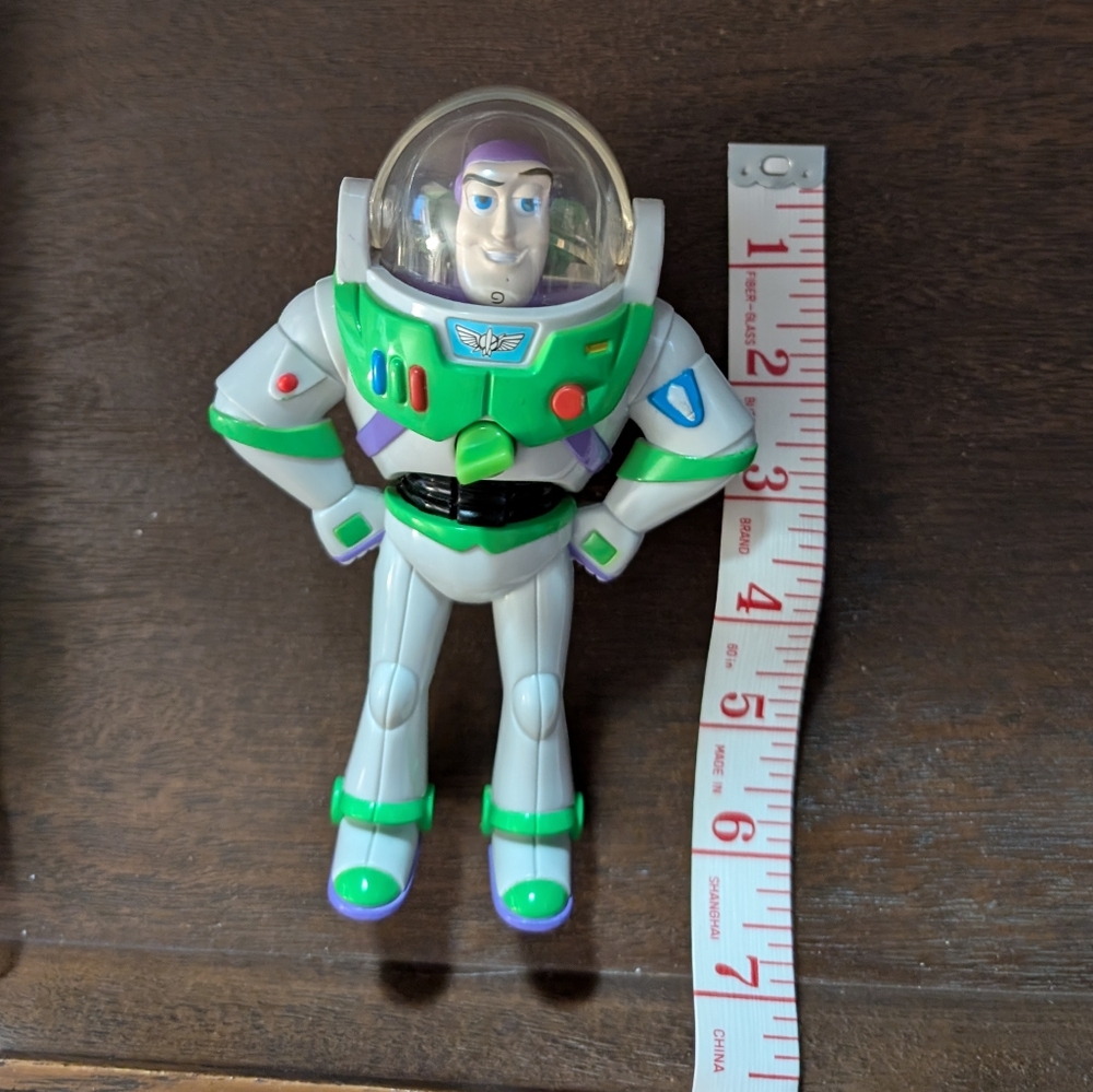 VTG Disney Toy Story 2 Buzz Lightyear Candy Dispenser 6" Figure McDonald's 1999